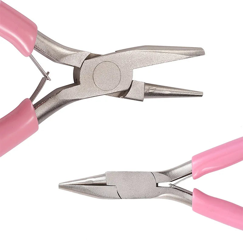 Mini Hair Extension & Jewelry Pliers – Half Groove Round Mouth