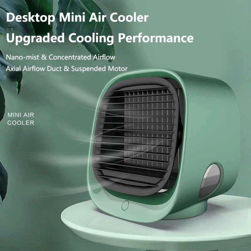 Mini USB Desktop Air Cooler Fan – Office, Home & Dorm Use