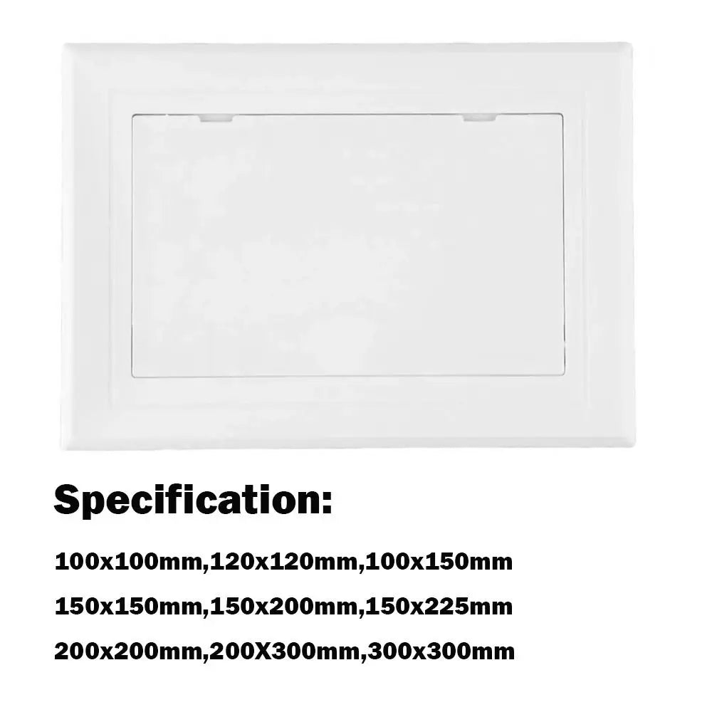 White Hinged Access Hatch Panel – ABS Plastic Wall & Ceiling