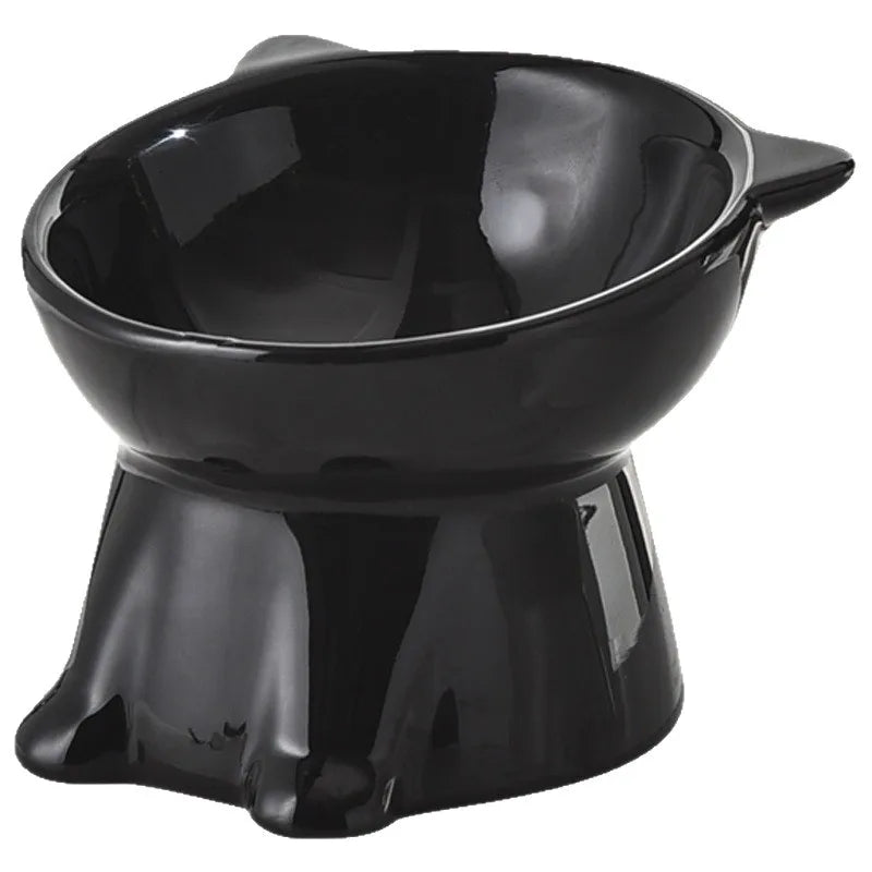 Elevated Anti-Knock Cat & Dog Bowl | High Foot Pet Feeder