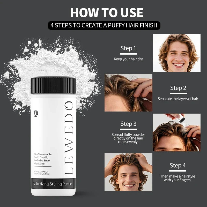 LEWEDO Hair Styling Powder – Volume & Oil Control | 8g