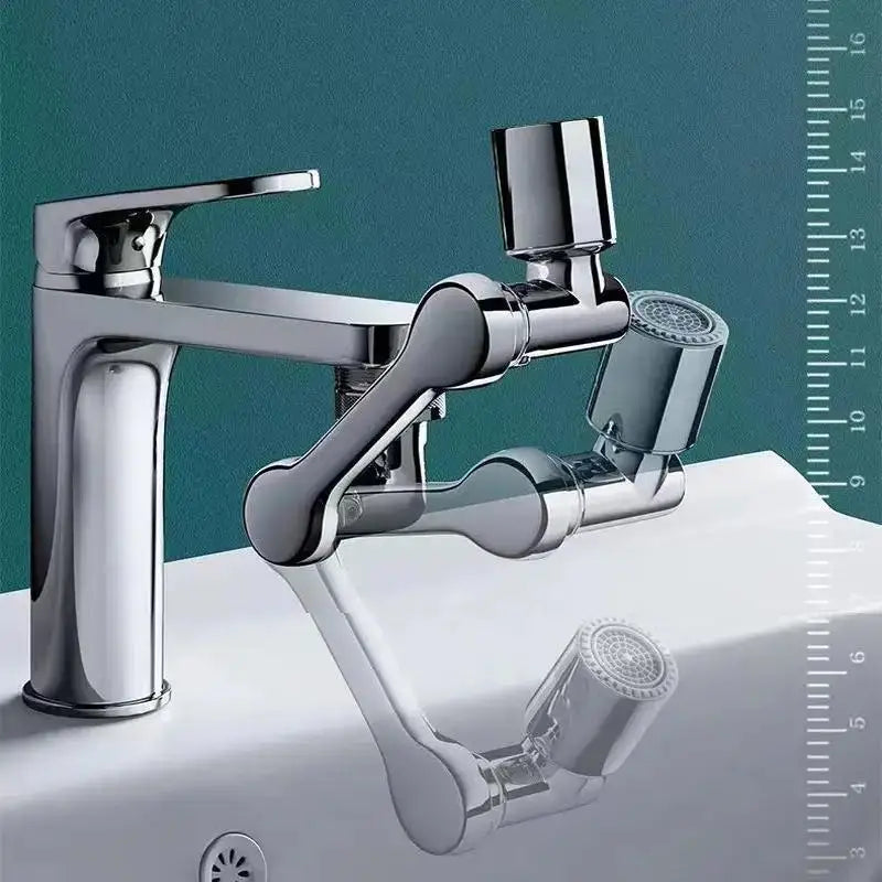 360° Rotating Faucet Aerator Splash Filter Robotic Arm Nozzle