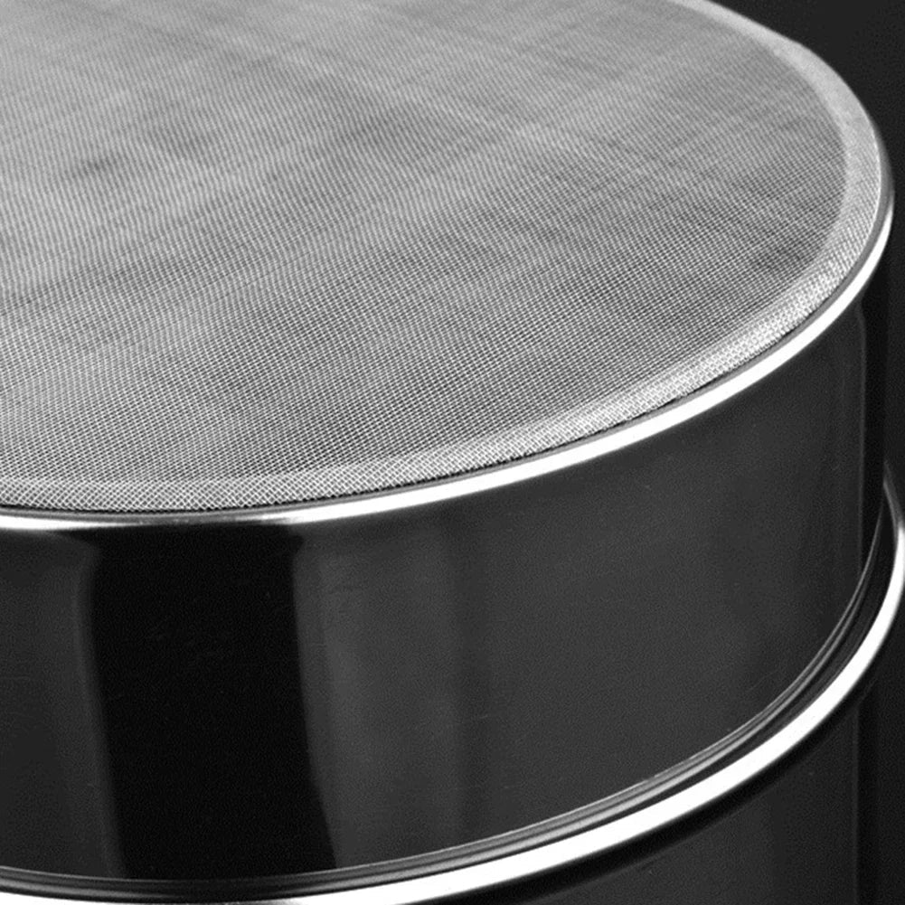 Stainless Steel DIY Flour Sieve Kitchen Fine Mesh Oil Strainer Sifter