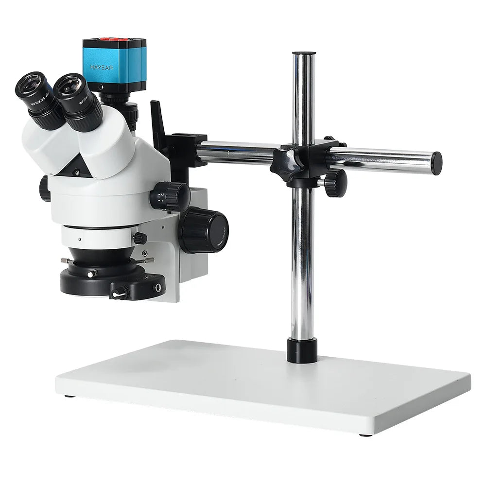 Dual Lens 7–45X Zoom Stereo Microscope | PCB & Electronics
