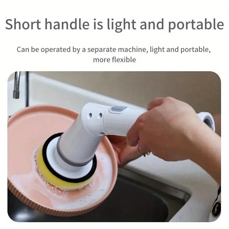 BALASHOV Electric Spin Scrubber – Cordless Cleaning Brush Kit