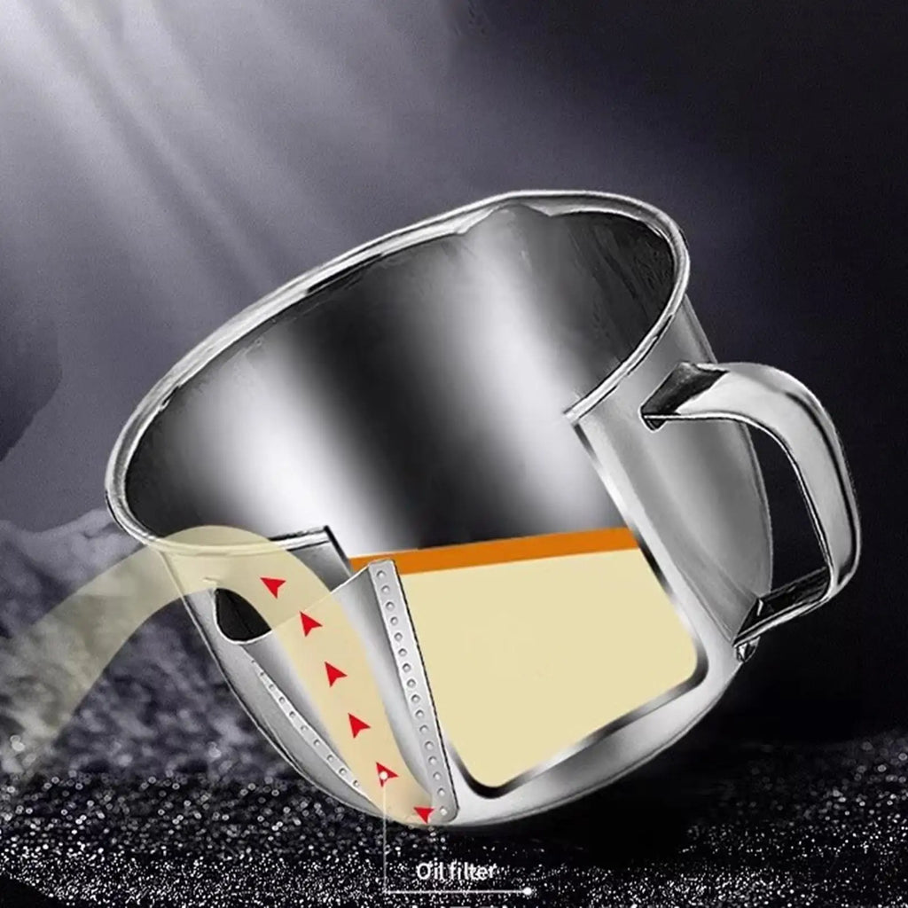 Fat Separator Cooking Multifunctional Grease Gravy Strainer Stainless