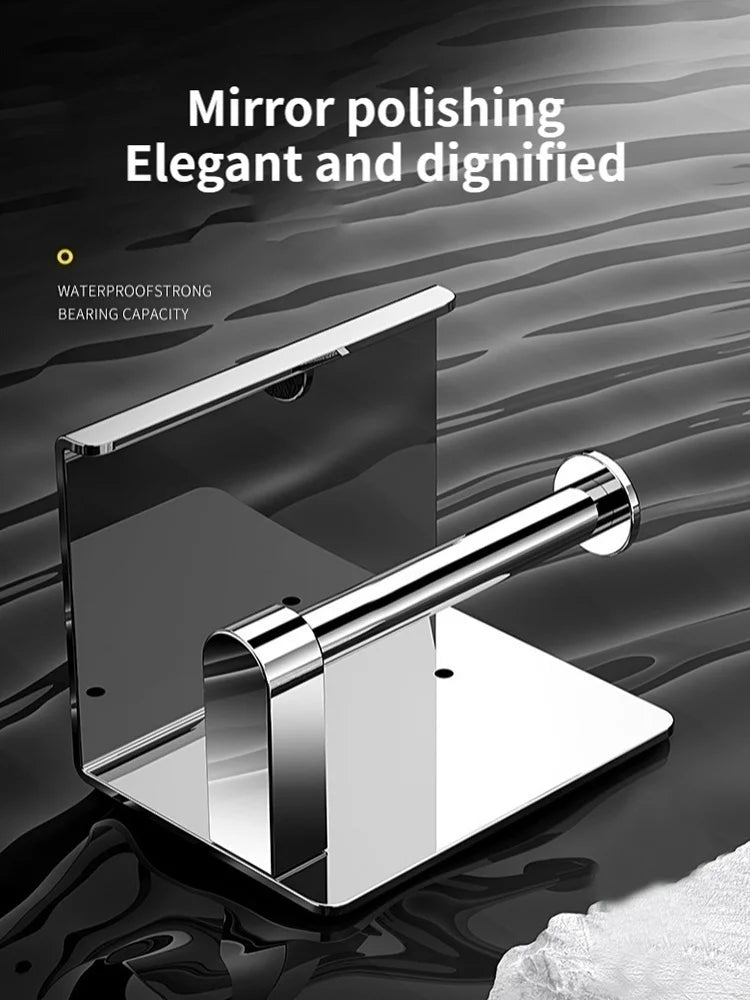 304 Stainless Steel Toilet Paper Holder | Waterproof Tissue Box