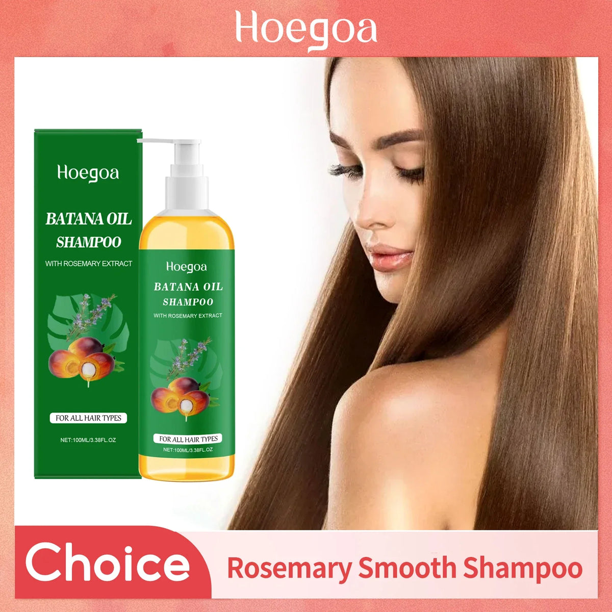 HOEGOA Batana Oil Shampoo – Deep Cleansing & Hair Growth