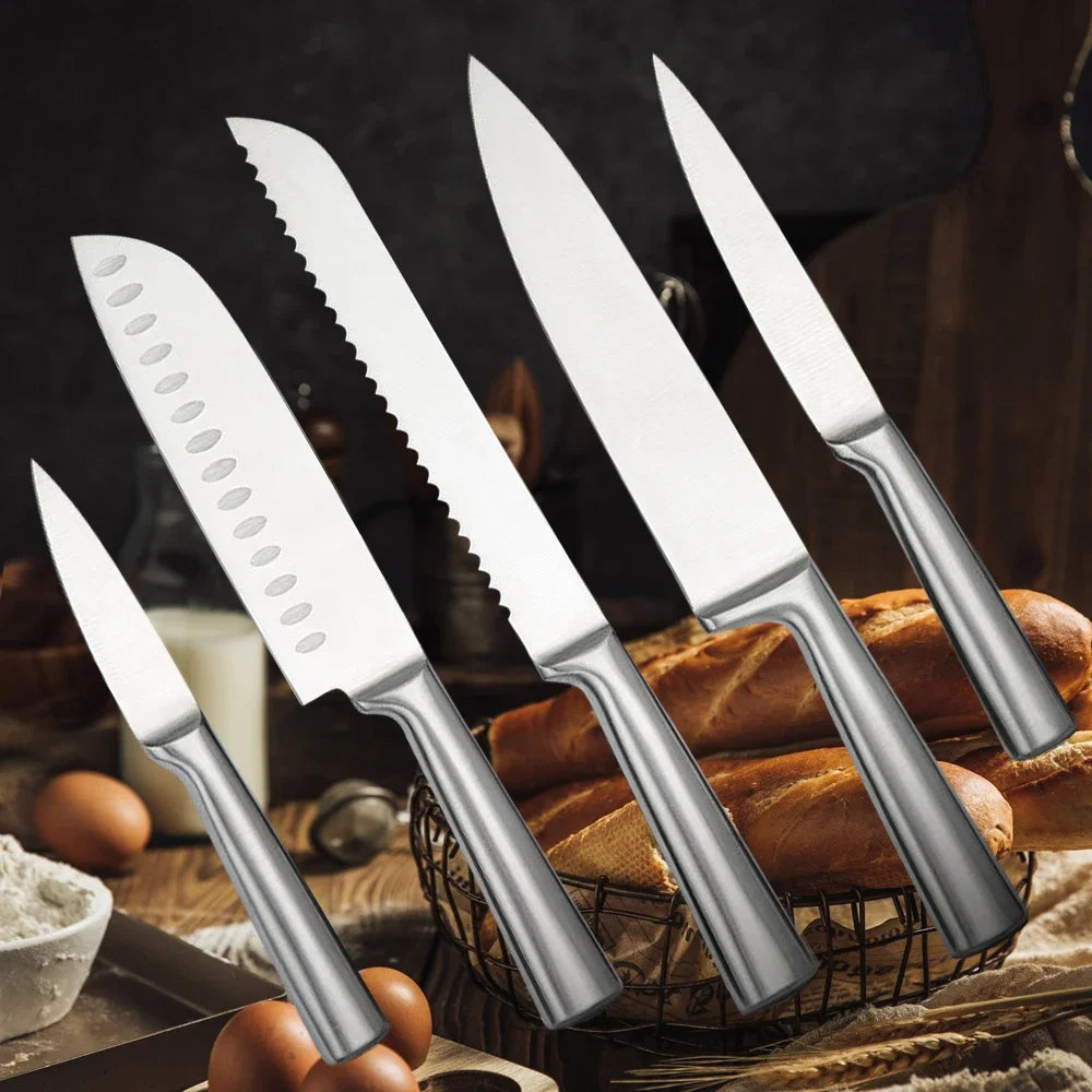 5-Piece Japanese Chef Knife Set | Stainless Steel Kitchen Knives