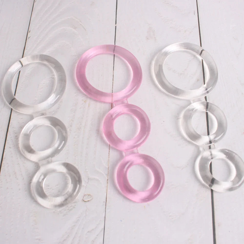 Men's Triple Lock Stretch Delay Ring | Stamina Cock Ring