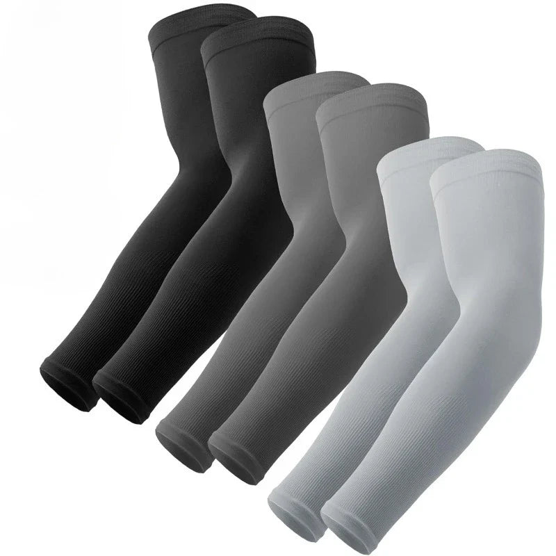 UPF 50+ Cooling Sun Arm Sleeves Set of 3 – Cycling & Running