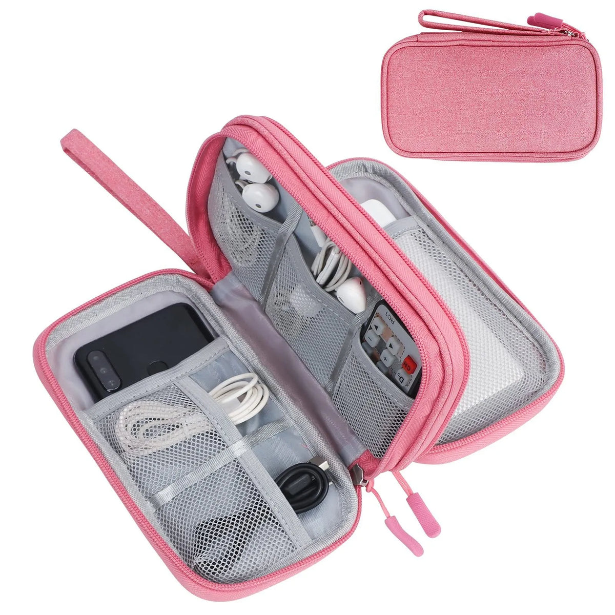 Double-Layer Digital Accessories Storage Bag | Large Capacity