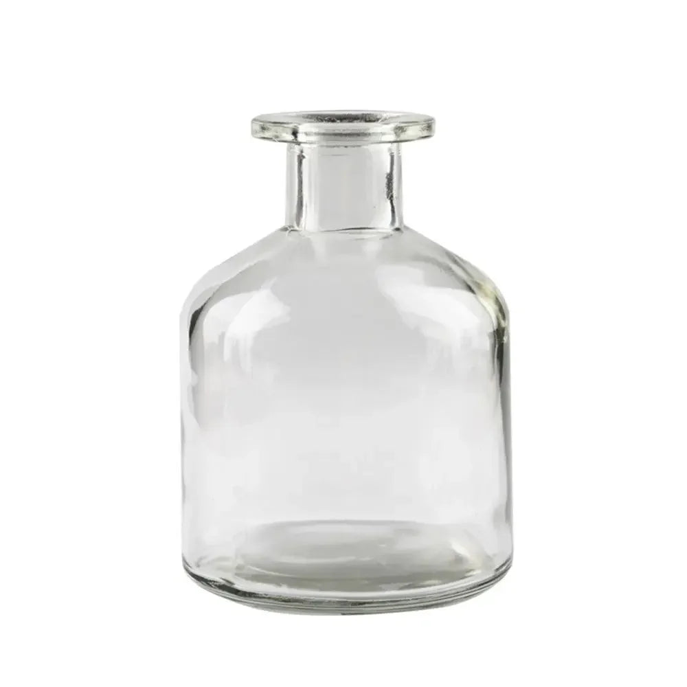 Transparent Glass Flower Vase | Modern Hydroponic Table Decor