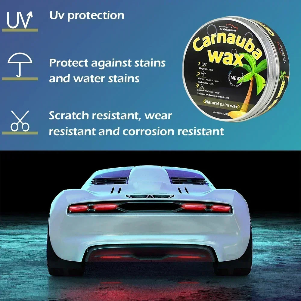 Car Wax Auto Paint Care Carnauba Paste Brazilian Polishing Gloss