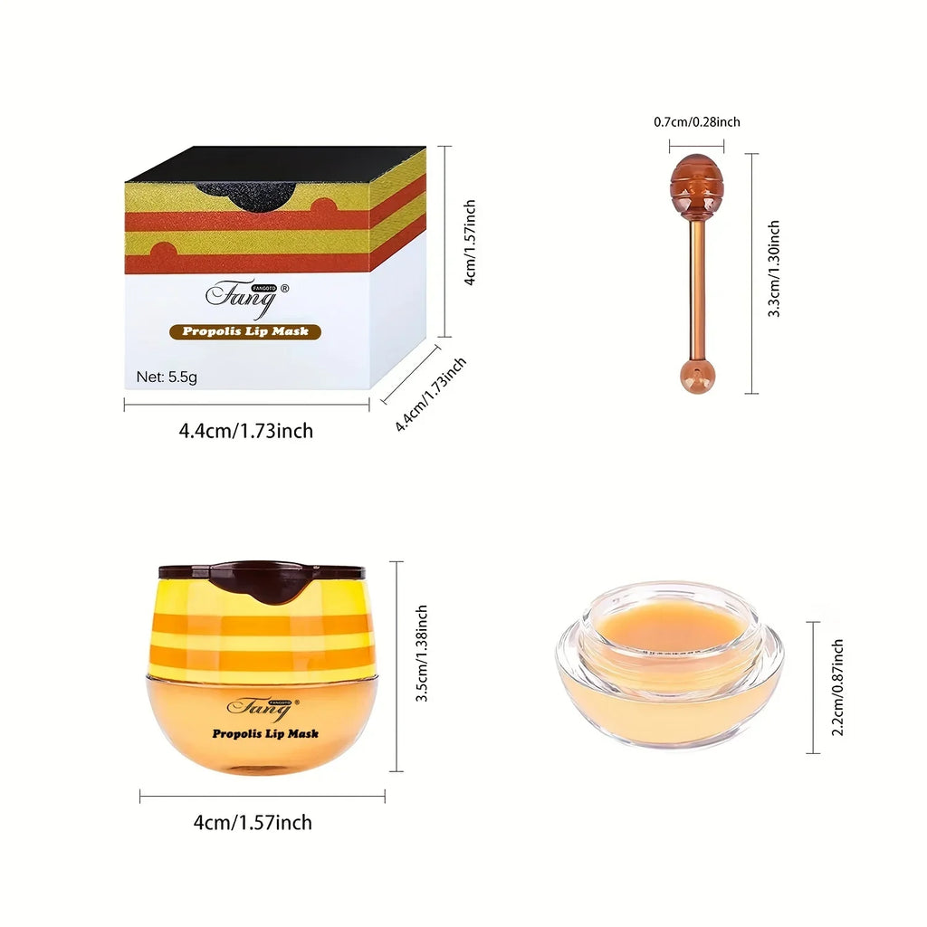 2-Pack Bee Balm Lip Balm – Exfoliating Lip Scrub & Sleeping Mask
