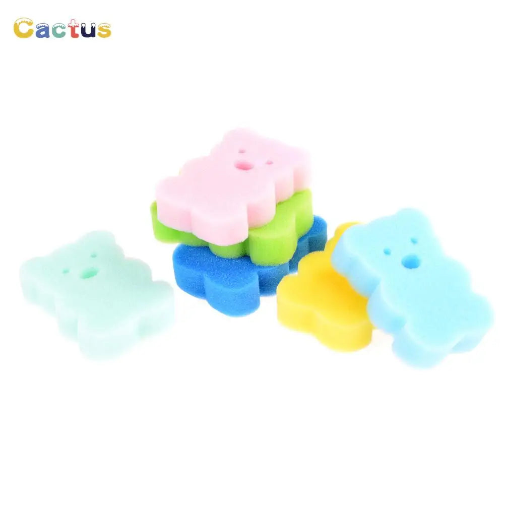 Baby Bath Sponge Brush – Soft Cartoon Body Scrub for Infants