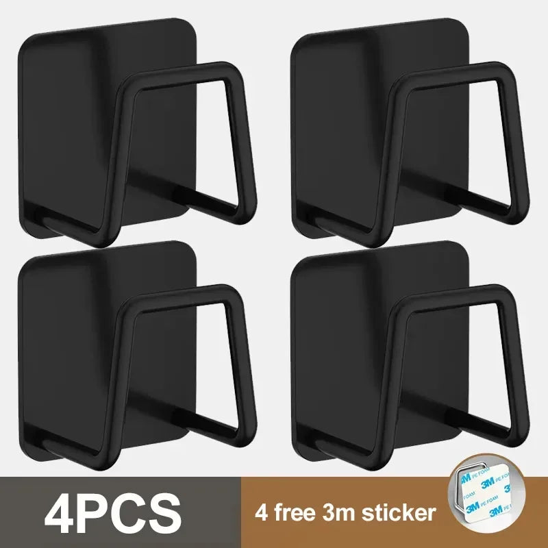 1 2 3 4 Stainless Steel Hanging Hook Storage Rack Sink Sponges Drain