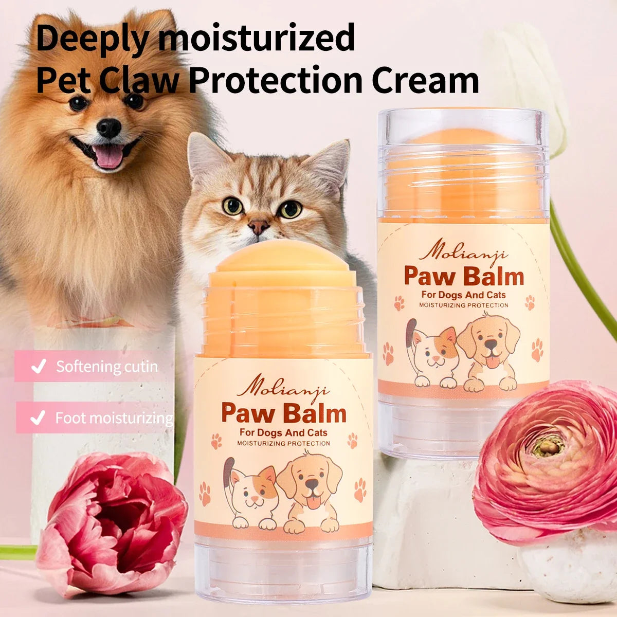 Pet Paw & Nose Moisturizing Cream – Anti-Crack for Dogs & Cats