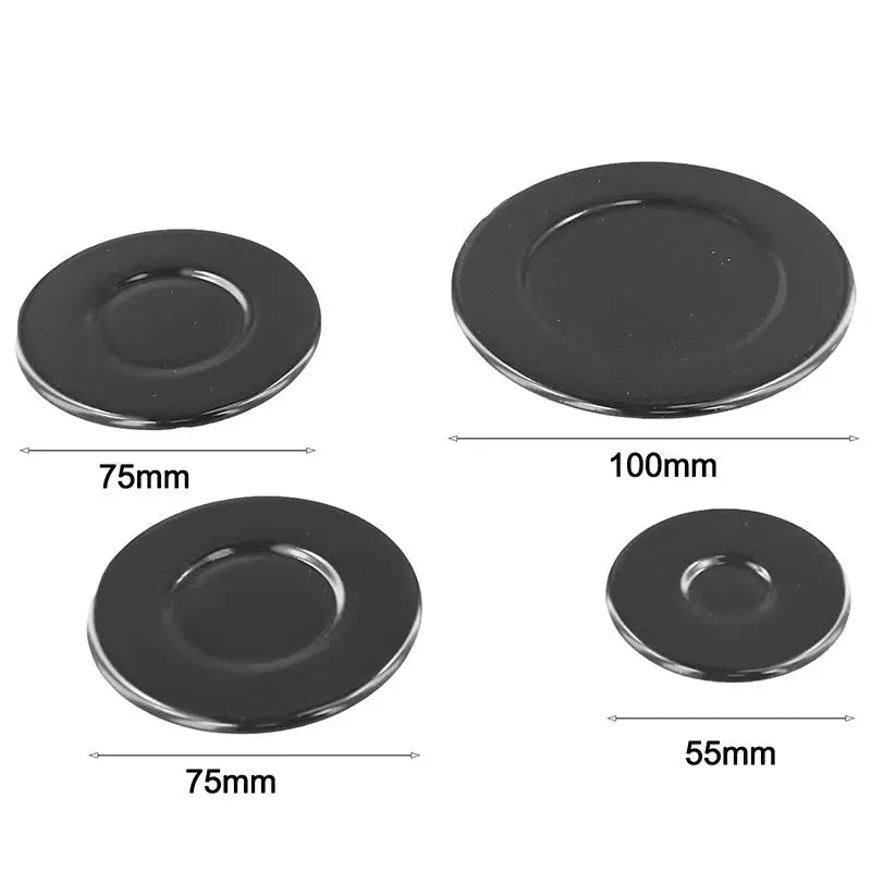 Durable 4 Gas Stove Burner Caps Upgraded Oven Hob Crown