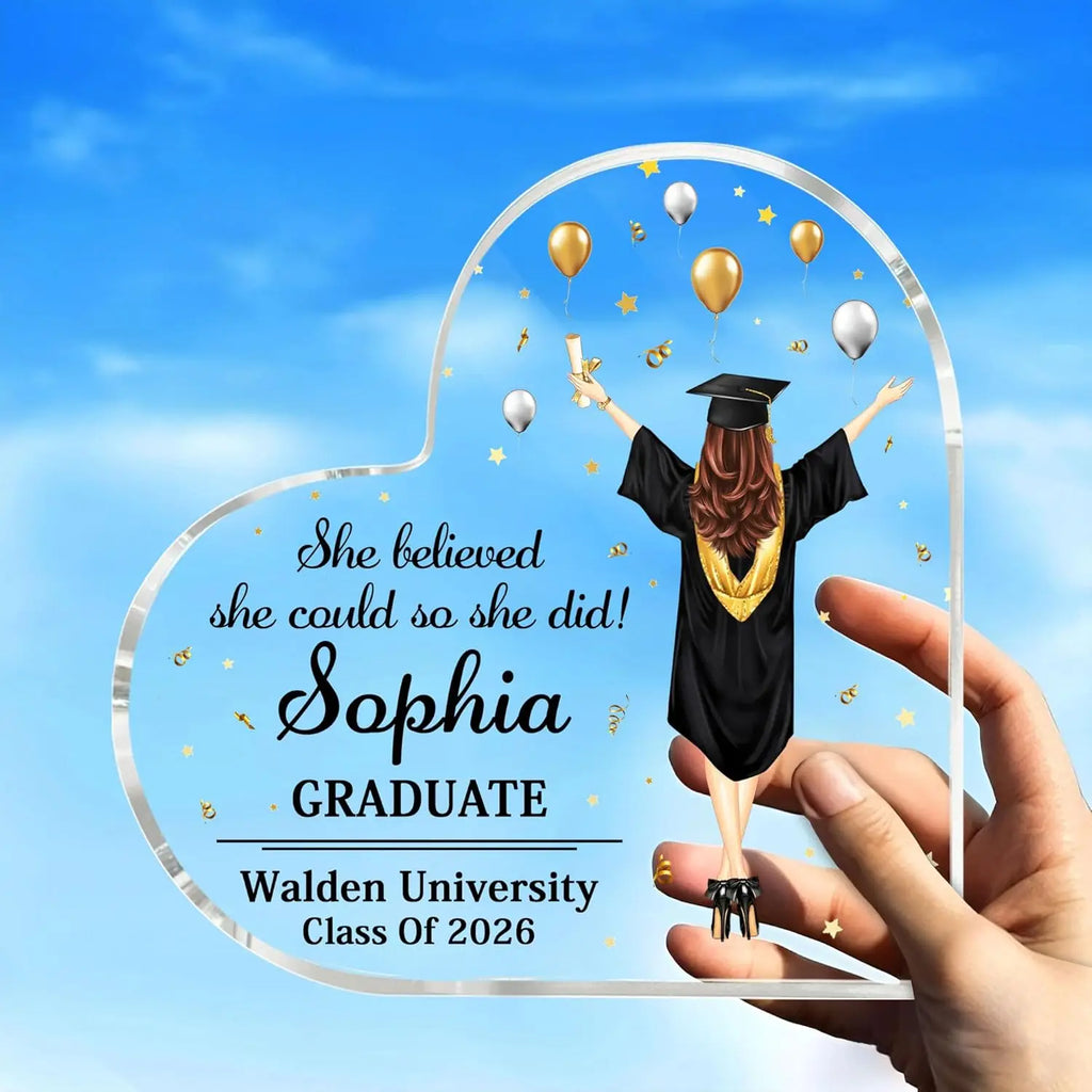Class 2026 Acrylic Plaque Inspirational Graduate Gifts Her Graduation