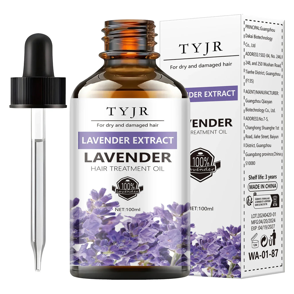 Pure Lavender Essential Oil – Skin, Hair, Massage & Diffuser