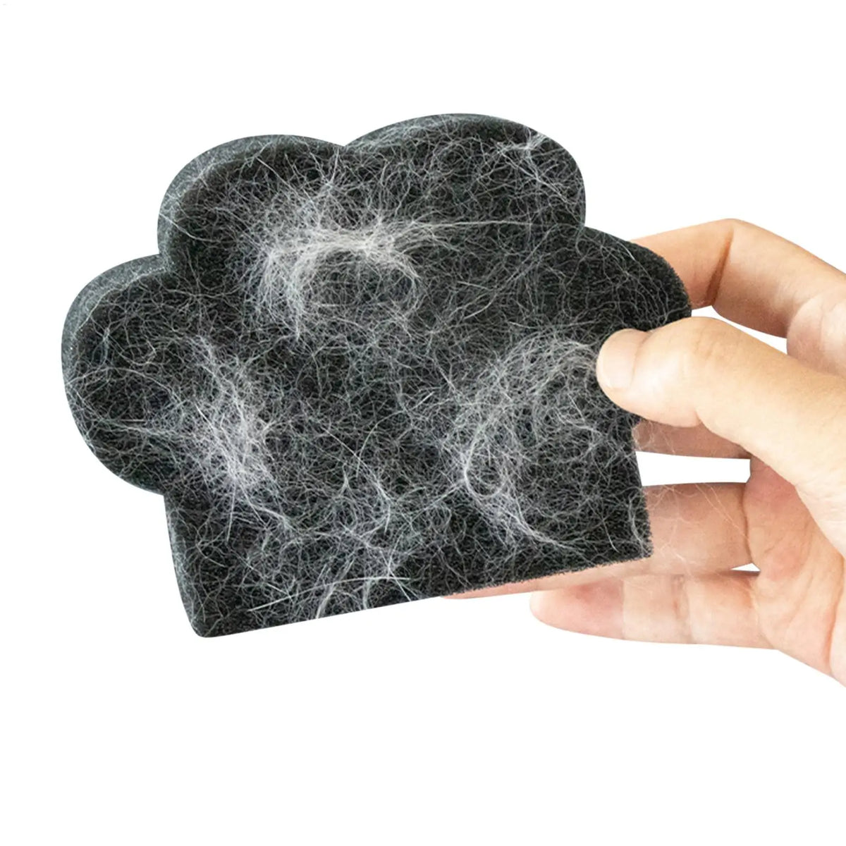 Washer Lint Catcher Pet Hair Cat Paw Shape Fabric Shaver Sponge Drain