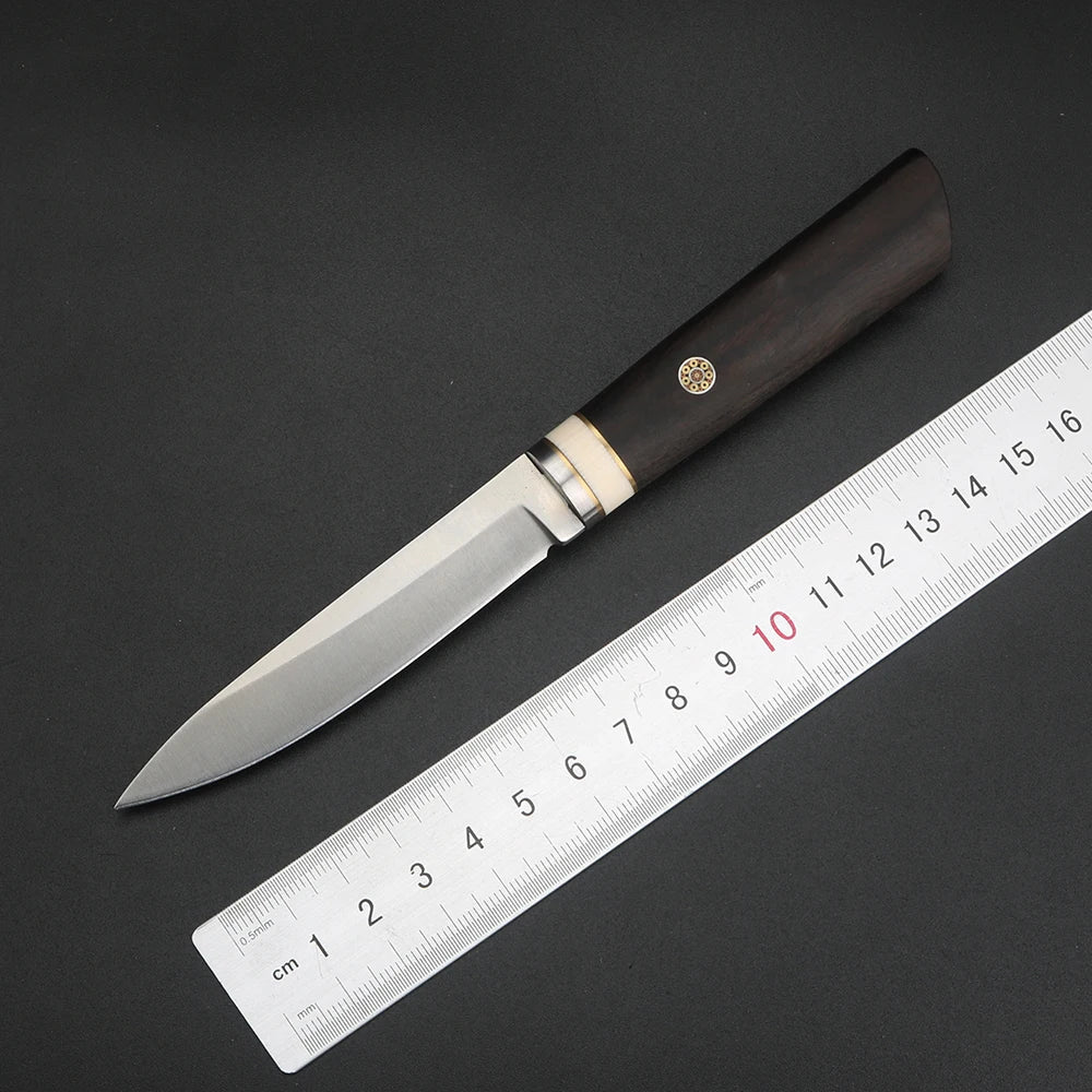 XUAN FENG Folding Pocket Knife – D2 Steel & Sandalwood Handle