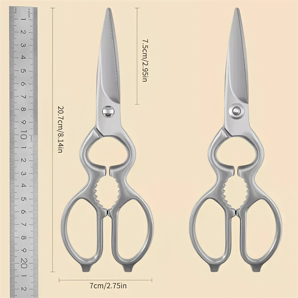Multi-Functional Kitchen Scissors – Heavy-Duty Cooking Shears