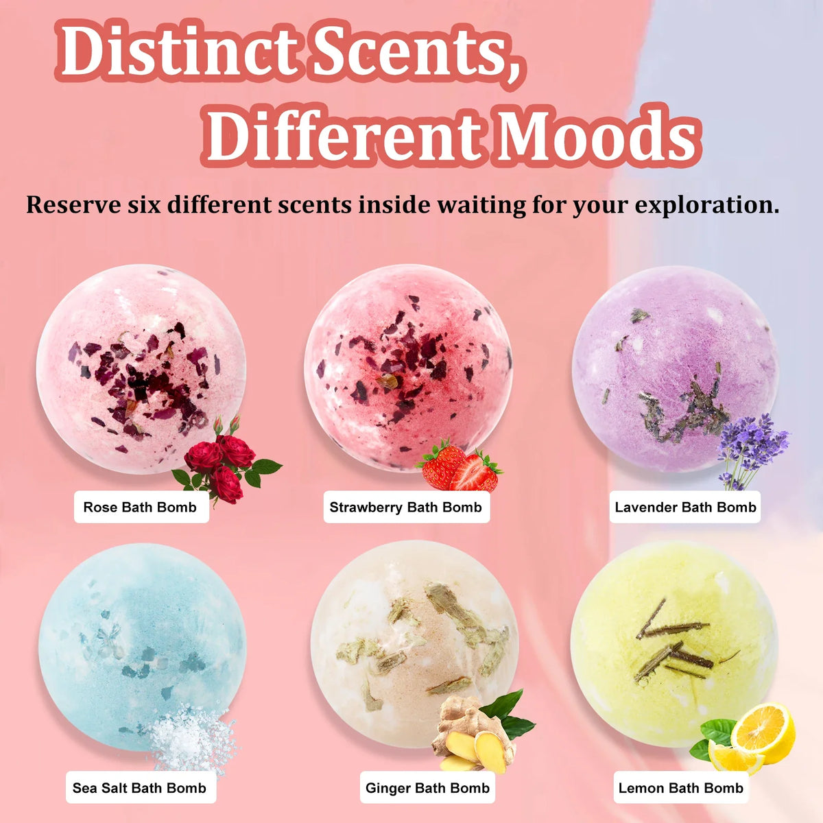 YURHERSU Mineral Bath Salt Ball Set – Nourish & Soften Skin