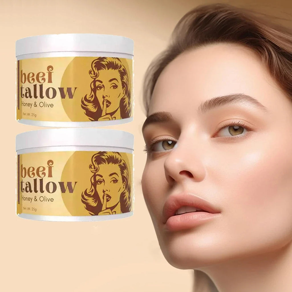 Whipped Beef Tallow & Honey Balm – Face & Body Moisturizer