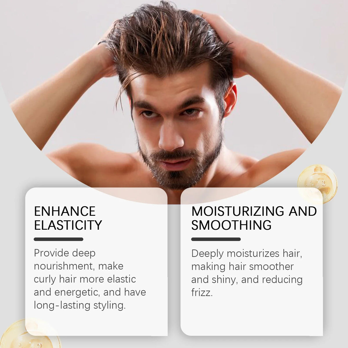 HOEGOA Men's Hair Clay Wax – Strong Hold Pomade 100g