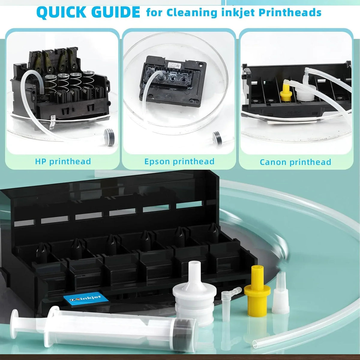 500ml Printhead Cleaning Kit – Epson, HP, Canon, Brother