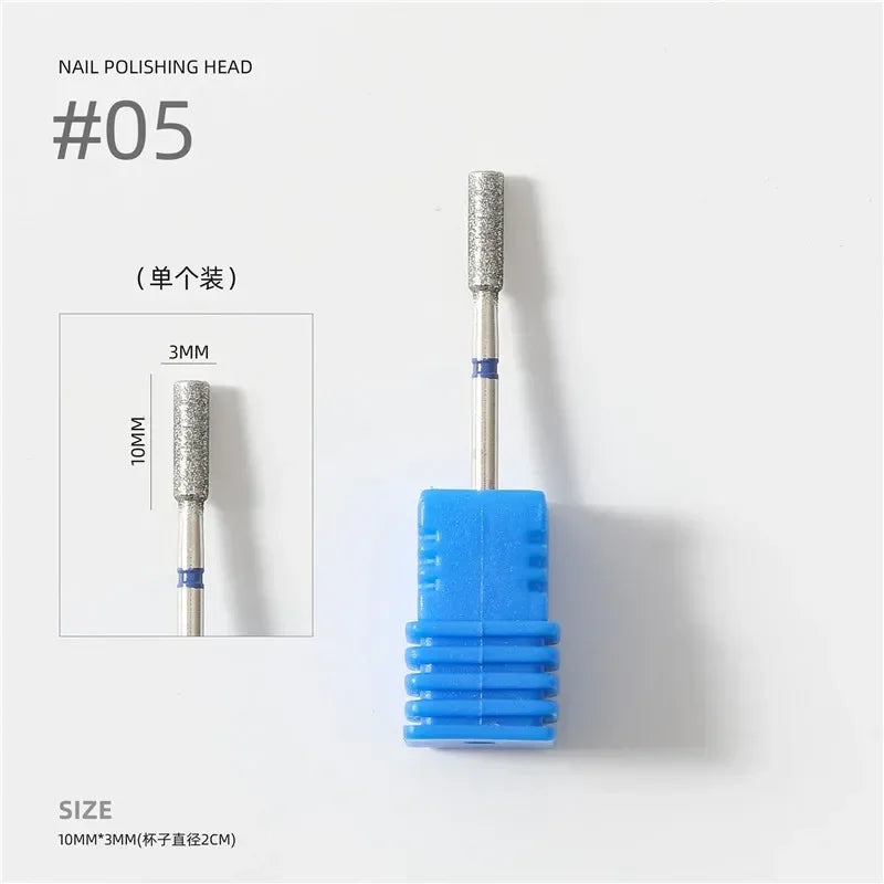 5-Piece Nail Drill Bit Set – Polishing, Grinding & Engraving