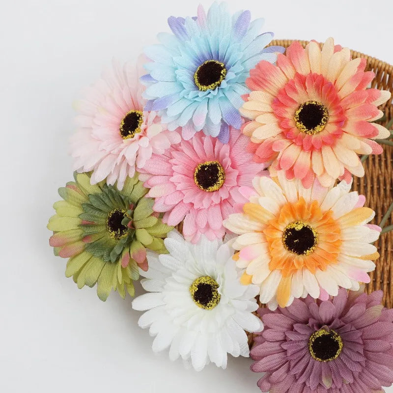 Artificial Silk Gerbera Flowers Wedding Bouquet Home Table Hotel