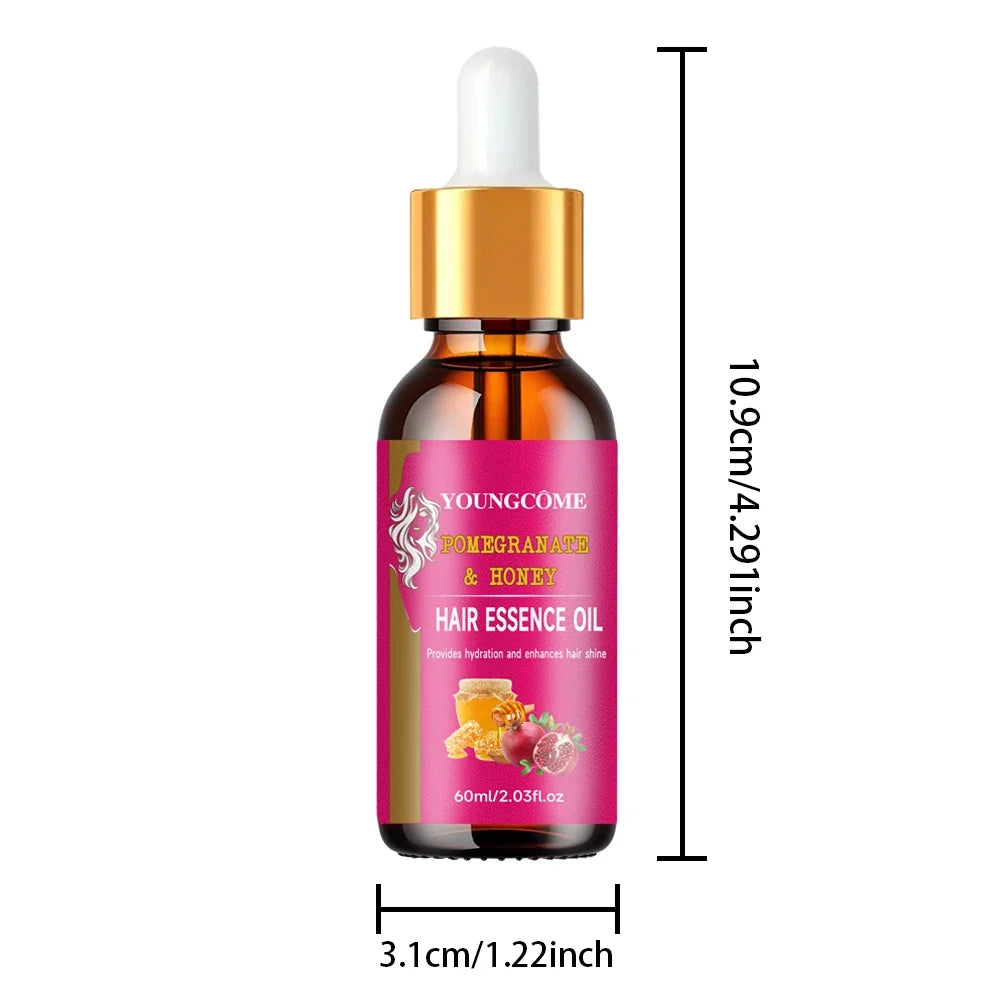 Pomegranate & Honey Hair Treatment Oil – Moisturizing & Smoothing