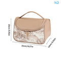 Floral Transparent Makeup Bag 3-Pack | Women's Travel Toiletry Set