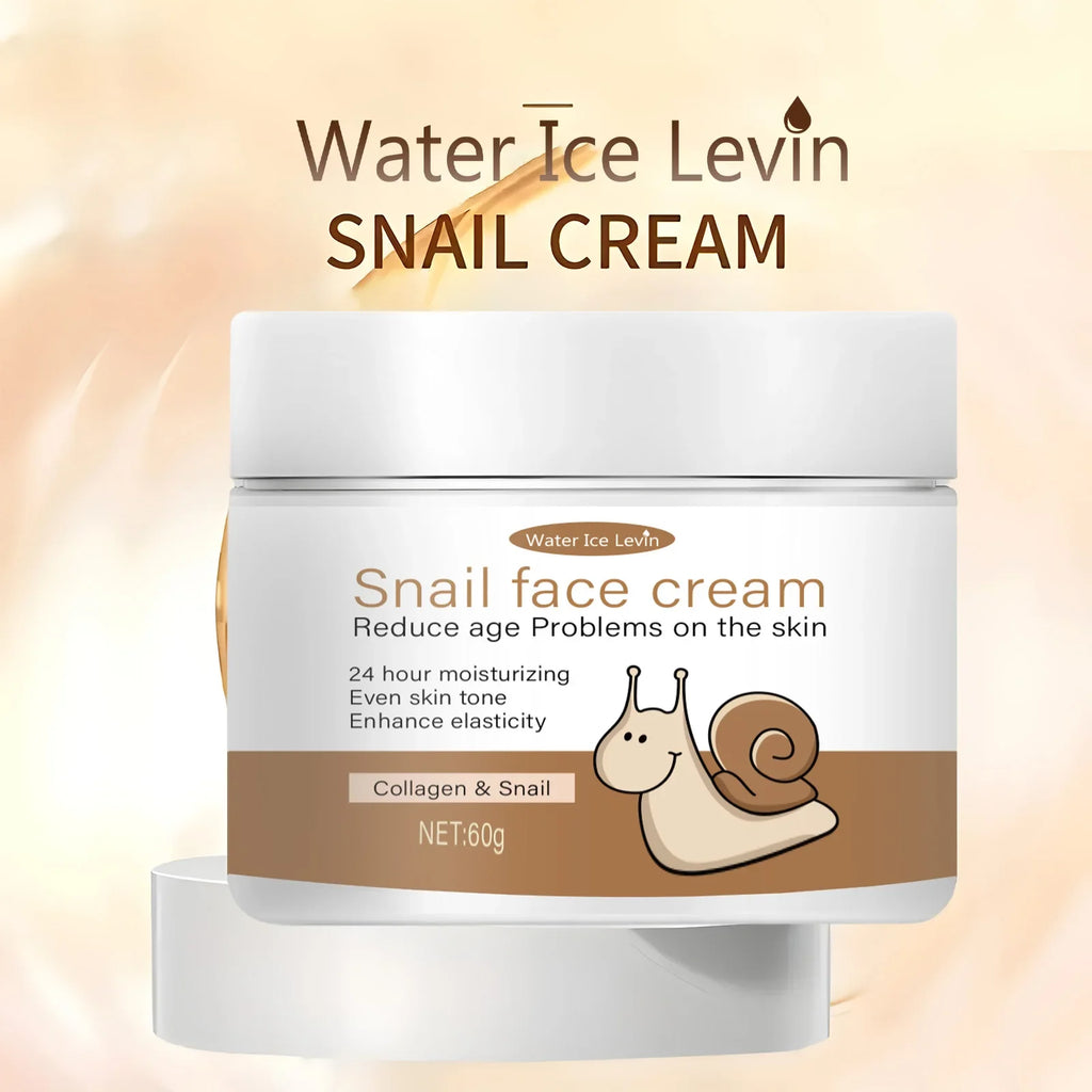 Snail Face Cream with Collagen & Retinol | 24H Moisturizing
