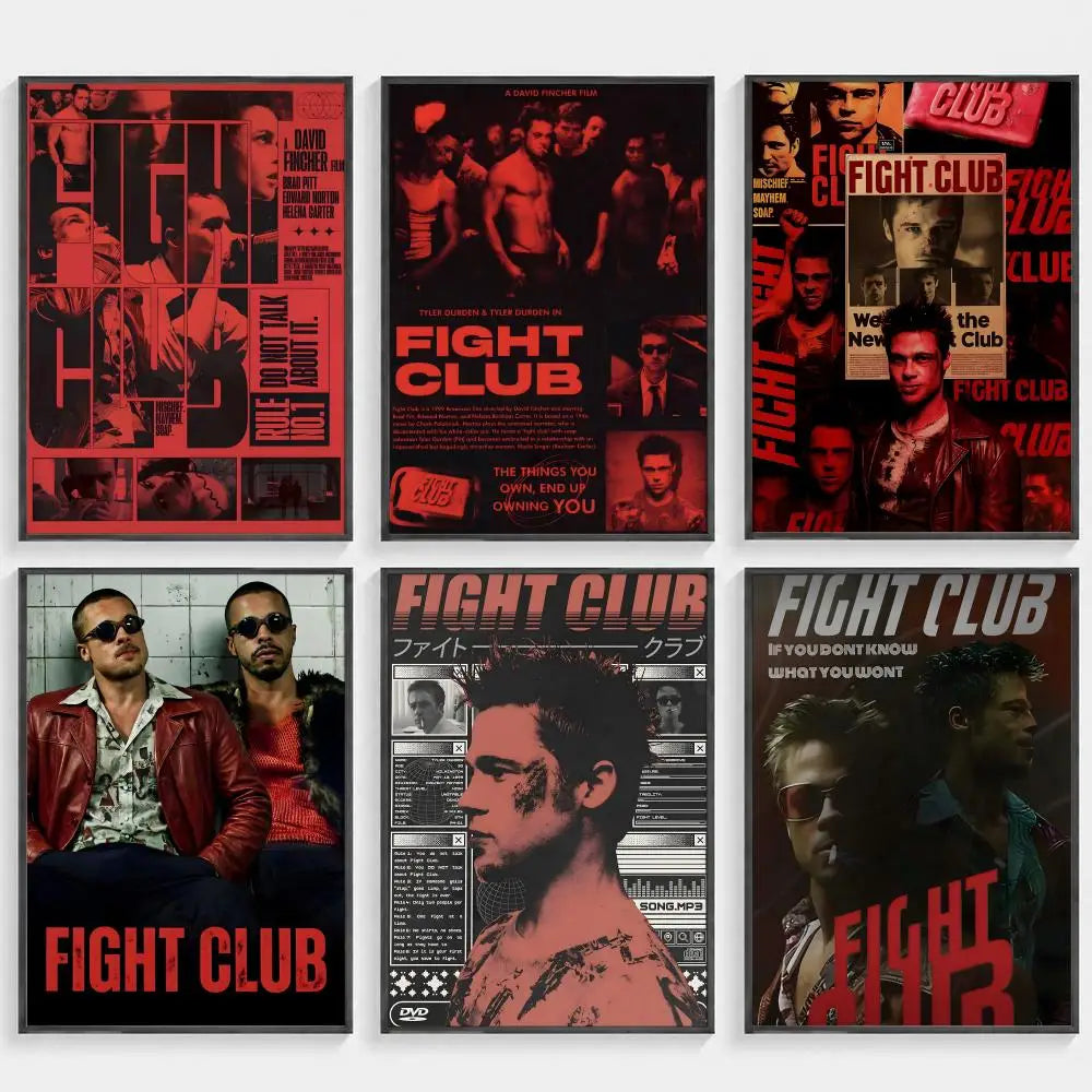 Fight Club Movie Poster – HD Wall Art Print | Home Decor