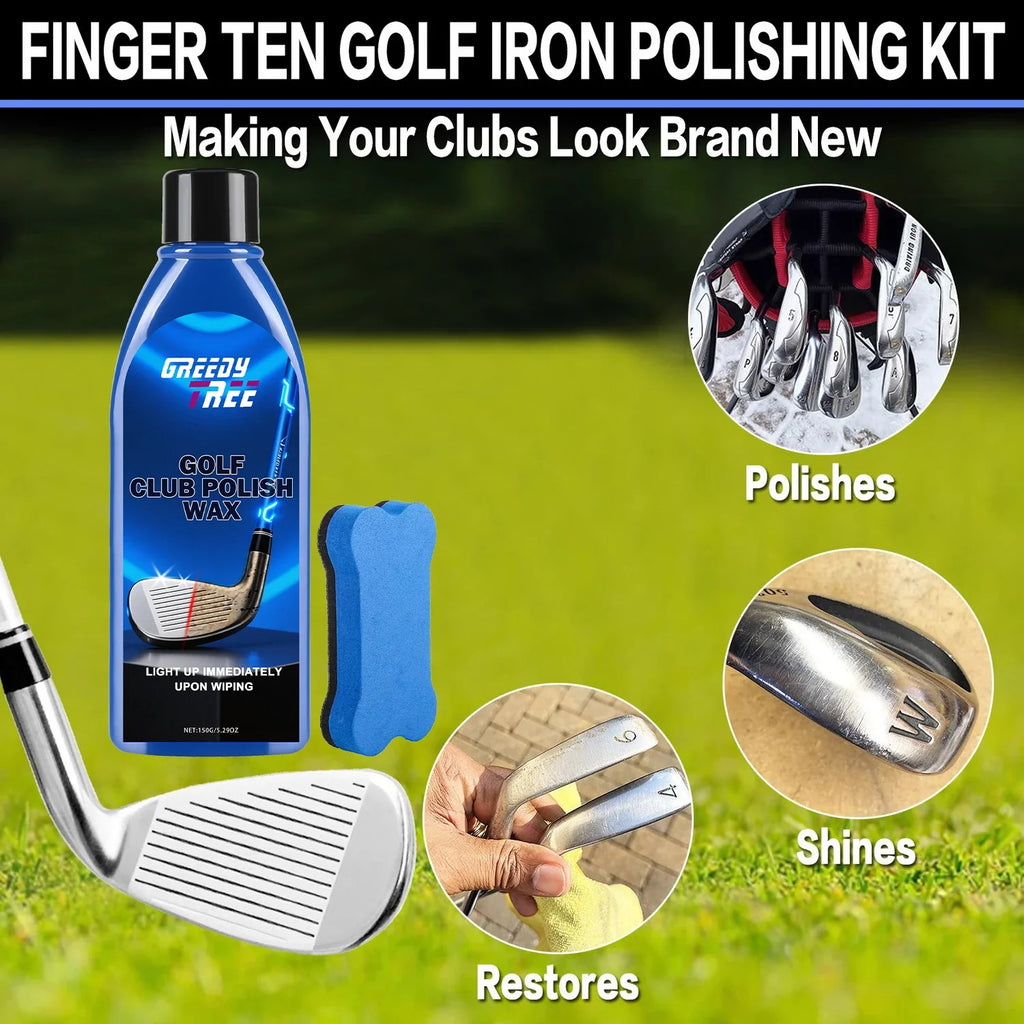 Golf Club Polishing Wax – Scratch & Oxidation Remover | Mirror Shine