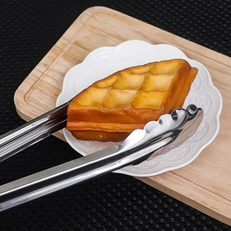 Long Handle Stainless Steel Tongs – BBQ, Salad & Kitchen
