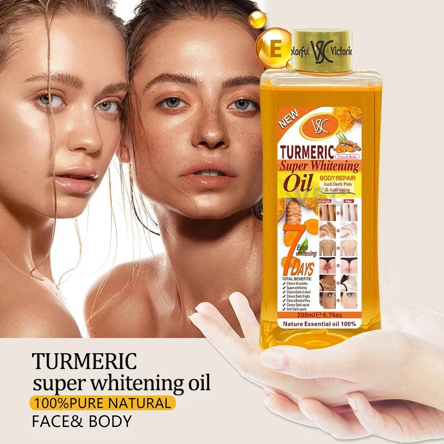 SANENDI Turmeric Essential Oil Face & Body Moisturizer 200ml