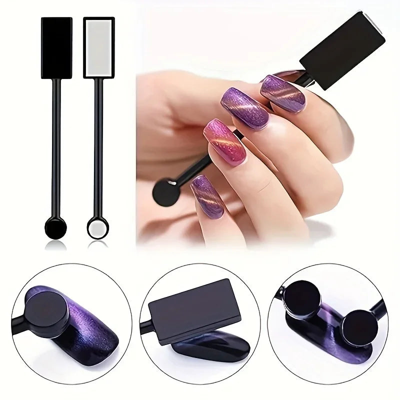 Cat Eye Nail Magnet Set – Nail Art Magnet Tool Kit