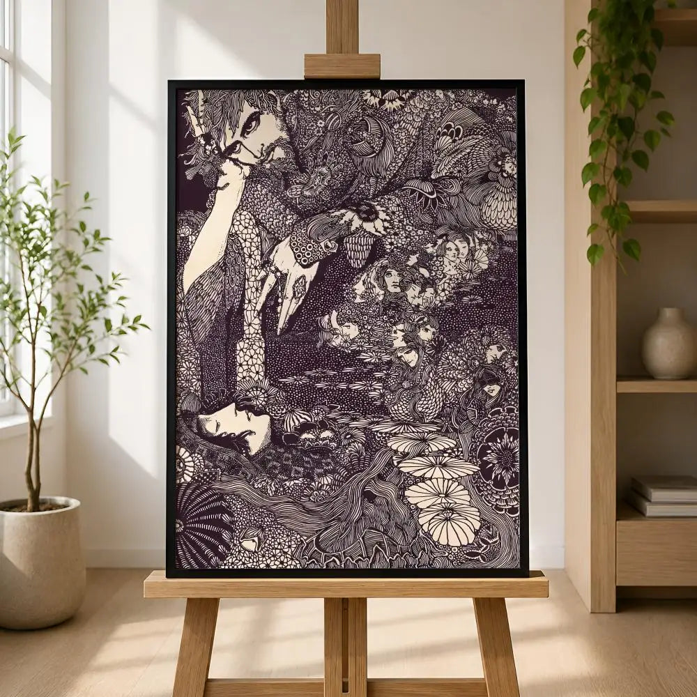 Harry Clarke Art Poster – Self-Adhesive Waterproof Wall Print