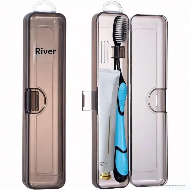 Travel Toothbrush Case – Clear Portable Organizer Box