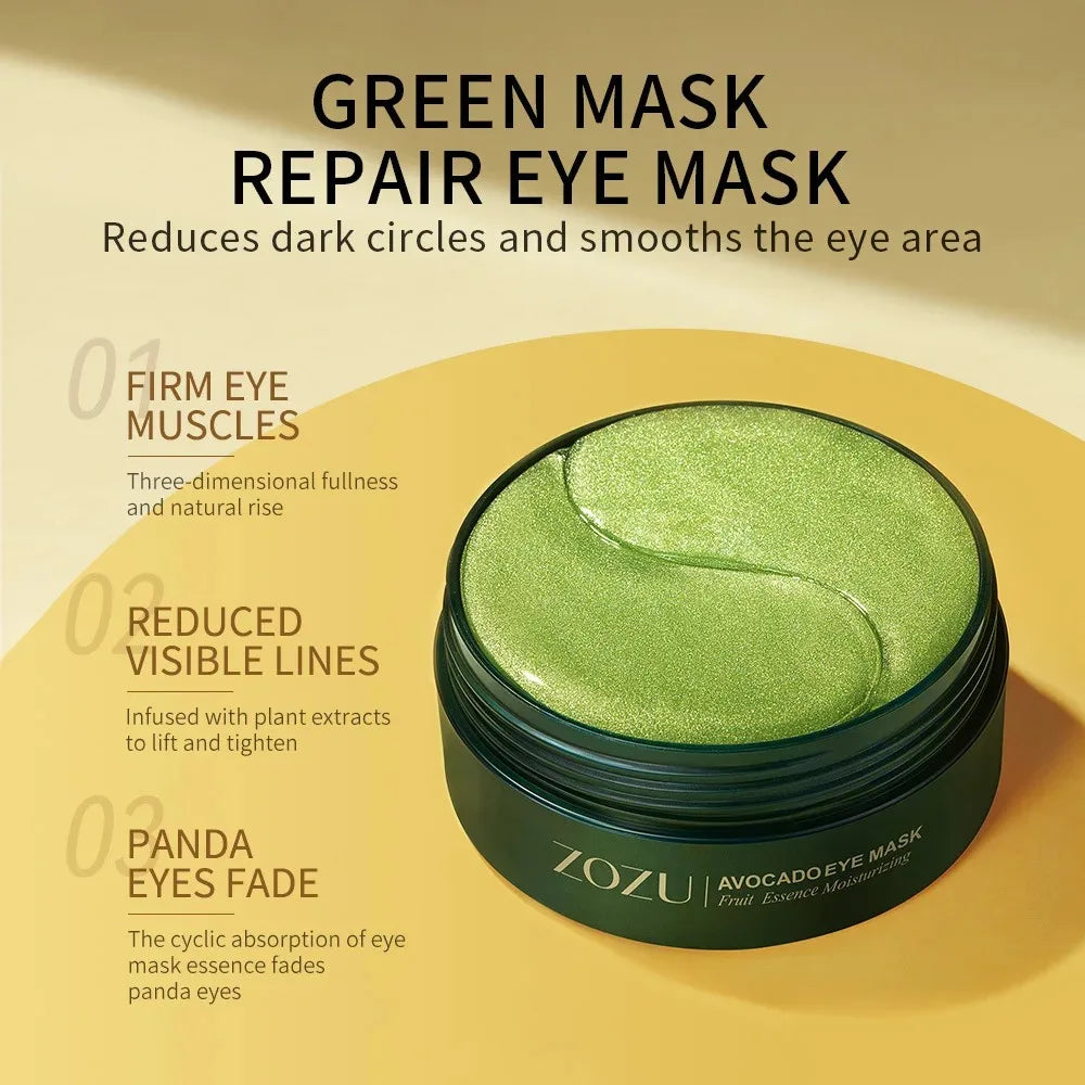 Avocado Golden Collagen Eye Mask Anti Dark Circles Removal Bags