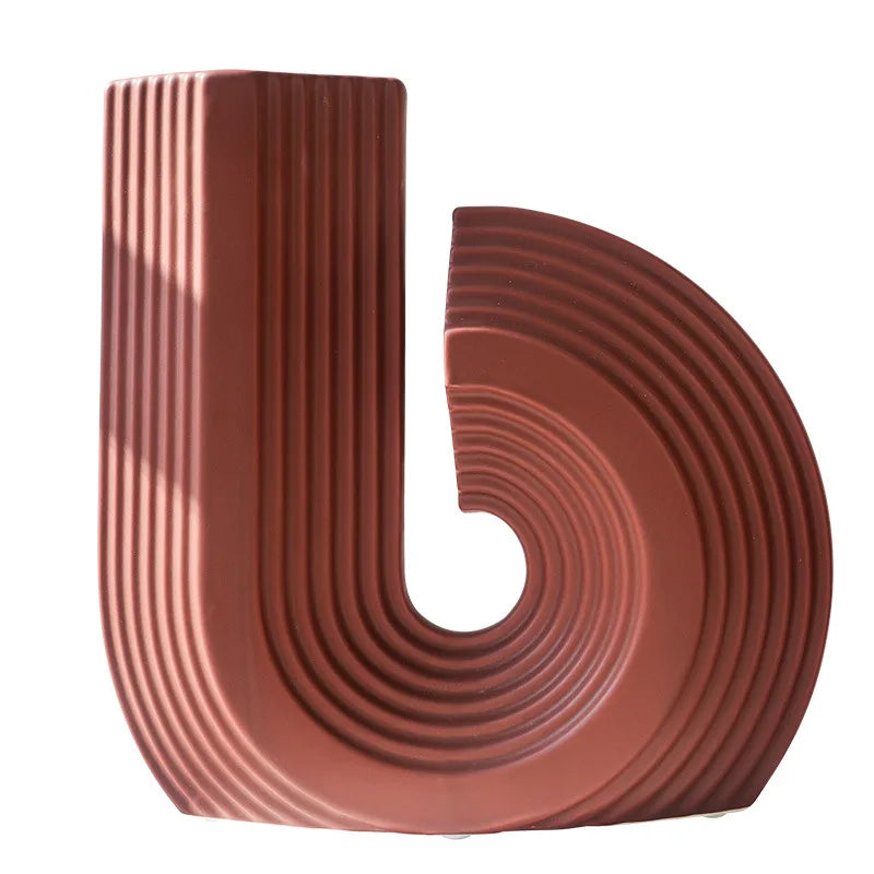 Modern Minimalist Alien Symbols Vase Homestays Hotel Simple Decor