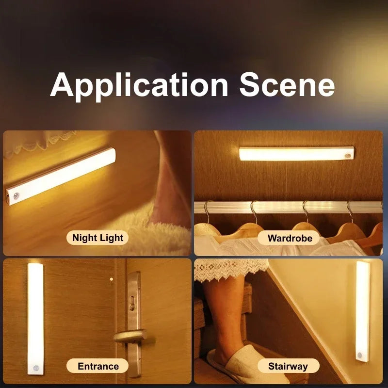 Wireless LED Motion Sensor Cabinet Light | USB Rechargeable