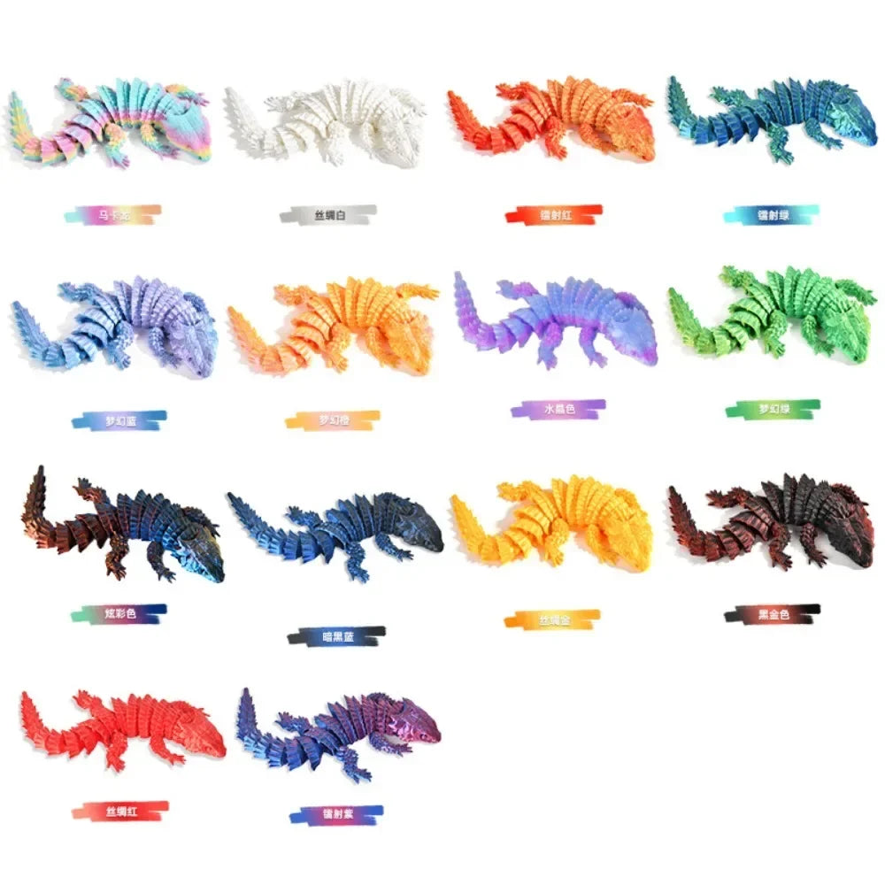 3D Printed Lizards Home Office Vehicle Decorations Landscaping