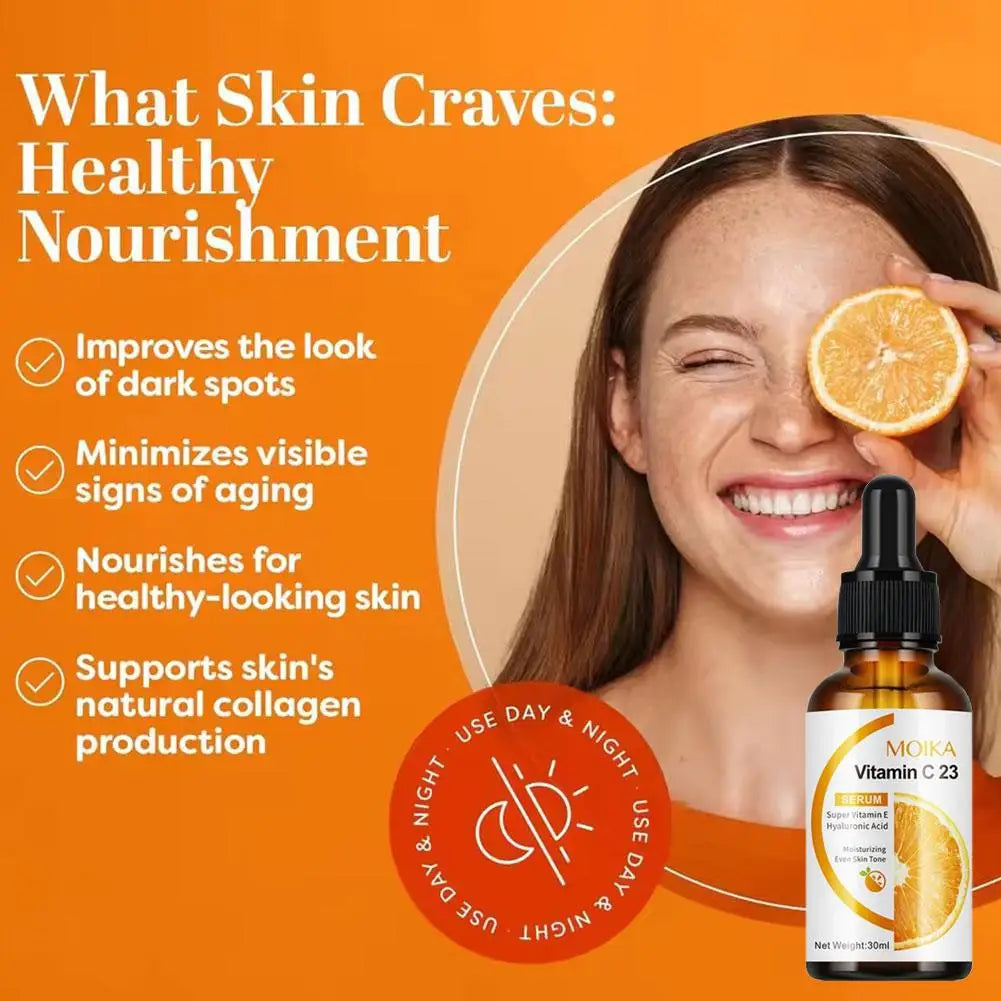 Vitamin C & Hyaluronic Acid Facial Serum – Brightening Essence