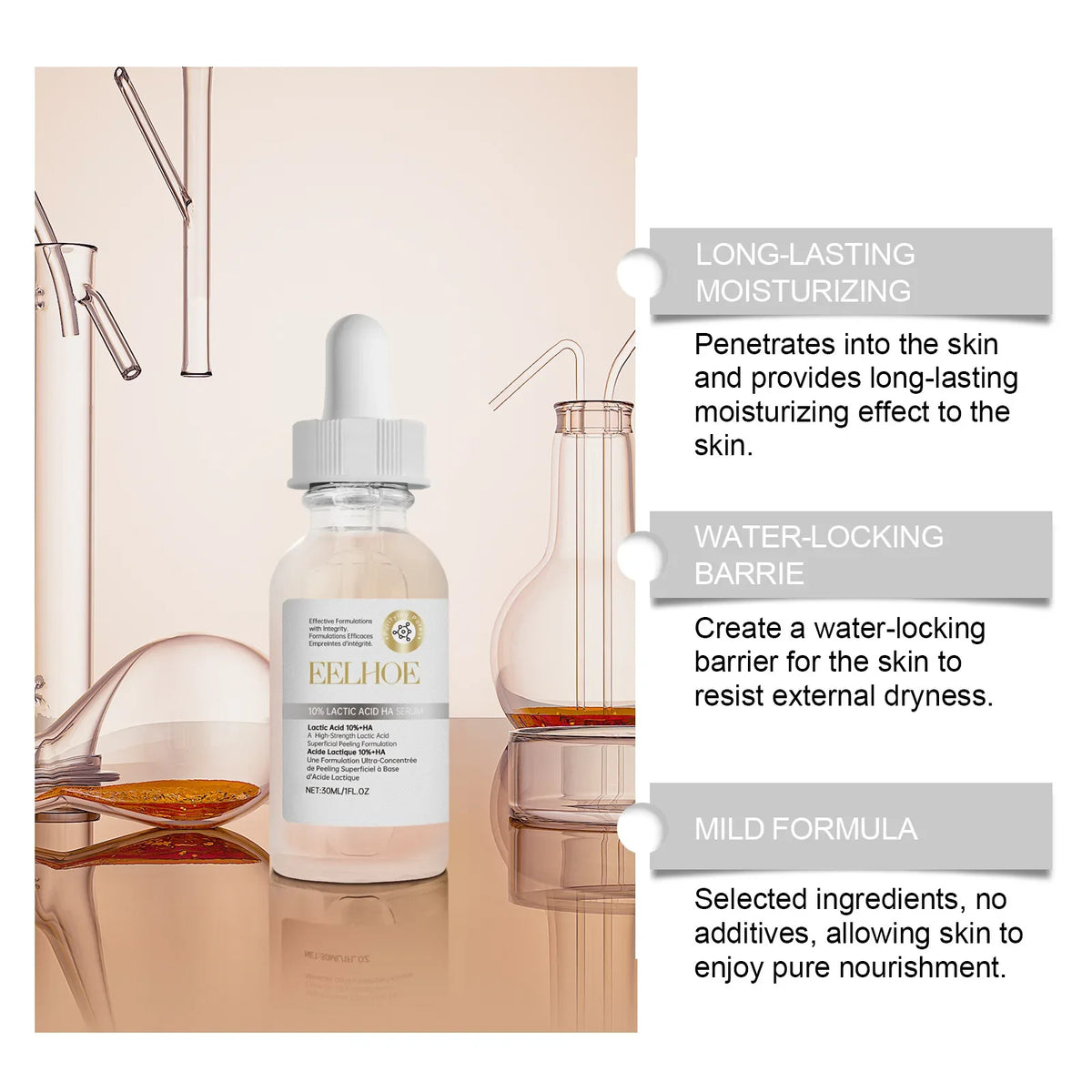 EELHOE 10% Sodium Hyaluronate Face Serum – Hydrate & Brighten
